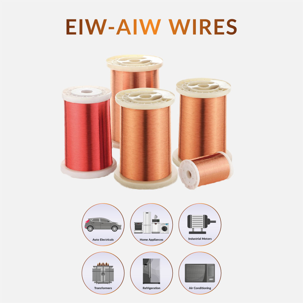 Hermetic EIW AIW Copper Wires