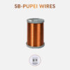 SB-PUPEI (Self Bonding) Enamelled Copper Wire