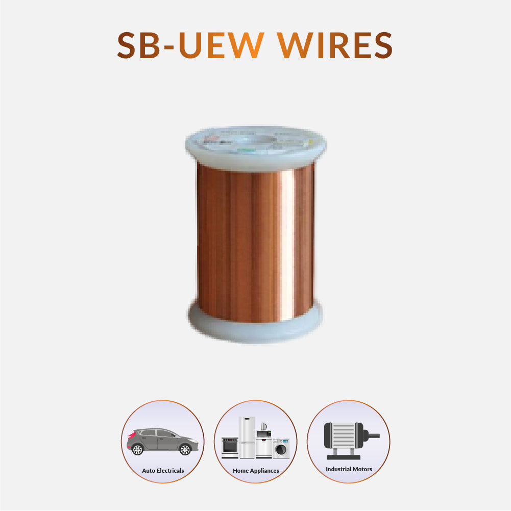 SB-UEW (Self Bonding) Enamelled Copper Wire