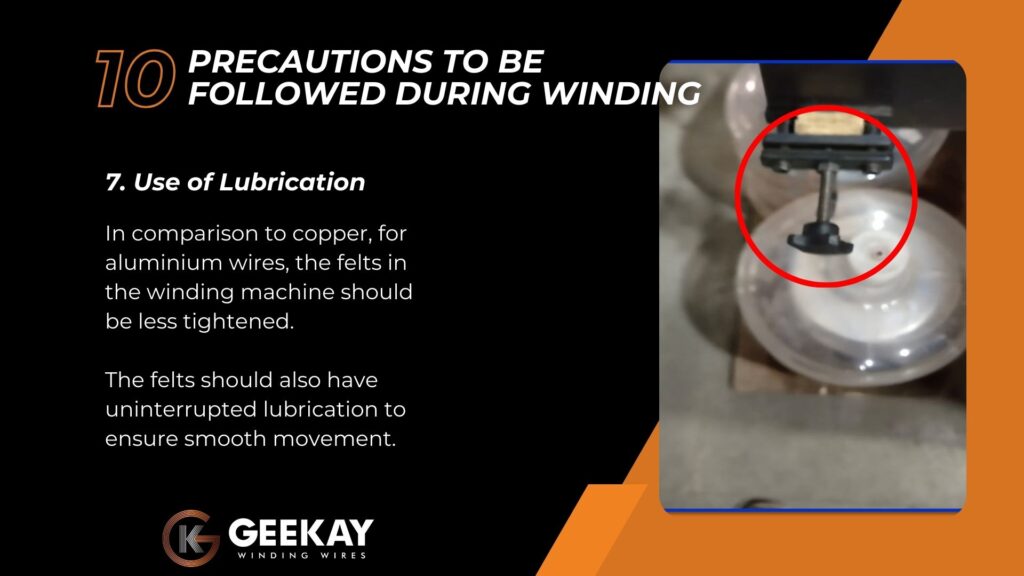 ensure uninterrupted lubrication in felts