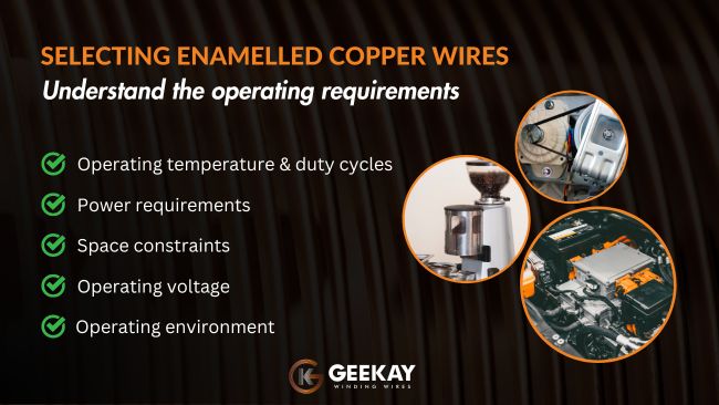 Selecting the right enamelled copper wire - understanding the application requirements